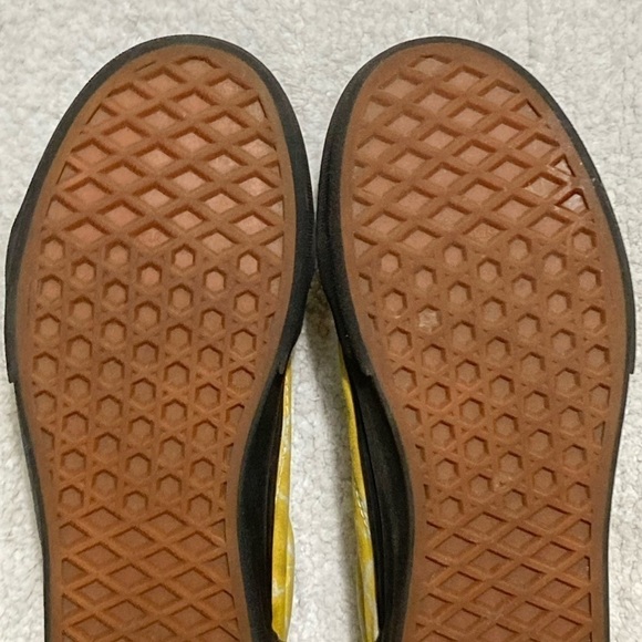 Vans Little Kids Black/Yellow Suede/Canvas Old Skool Sneakers Shoes Size US 3 - Picture 9 of 11